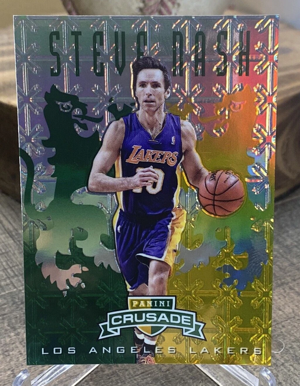 2012-13 Crusade GREEN 8/25 Steve Nash #285 Los Angeles Lakers -RARE-