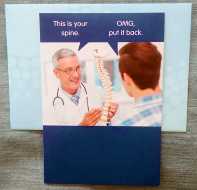 "Body Out Of Joint", (1) Leanin' Tree Get Well Greeting Card, With (1) Envelope - Image 1 of 3