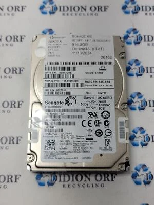 SEAGATE 900GB 2.5" SAS HDD 10000 RPM ST900MM0036, GRADE A, SKU 13808 - Image 1 of 2