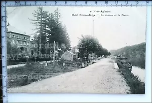BELGIQUE HEER-AGIMONT 1900 DOUANE HÔTEL FRANCO-BELGE MEUSE RARE CARTE POSTALE - Photo 1/2