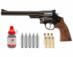 Umarex S&W M29 Revolver Mod 29 .177 Cal BB Air Pistol with BBs and CO2 Bundle - Picture 1 of 10