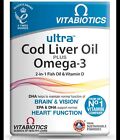 Vitabiotic 2:1 ultra cod liver oil plus Omega 3