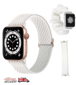 Stretchy Elastic Strap for Apple Watch 42mm 44mm 45mm 49mm New Anti-Slip Band UK - Picture 1 of 19