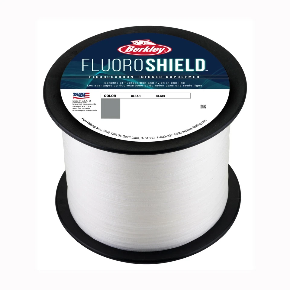 Berkley Novo fluoroshield-fluorocarbono infundido co-polímero Line - 3000YD a granel - Imagem 1 de 1
