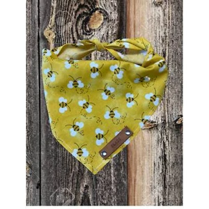 Hundebandana, Hummeln Honig Hunde Bandana, traditionelle Krawatte, personalisiert - Bild 1 von 8