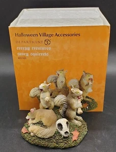 Dept 56 Halloween Village Creepy Creatures Scary Squirrels #4057621 rabies - Picture 1 of 3