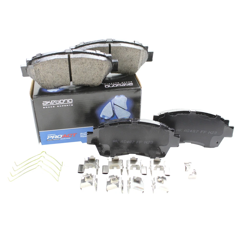 Almohadillas y herrajes delanteros de cerámica Akebono ProACT para Lexus SC300 Toyota Camry Sienna Foto 1 de 4