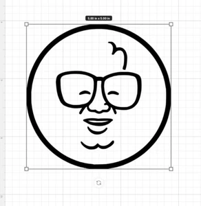 Harry Caray - Chicago Cubs Round Diecut Vinyl Decal/Sticker Large - 5 Inches - Picture 1 of 5