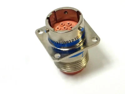 ITT CANNON MS3470L12-10P CIRCULAR AIRCRAFT MIL SPEC CONNECTOR 10P SZ12 FLNG MNT  - Image 1 of 4