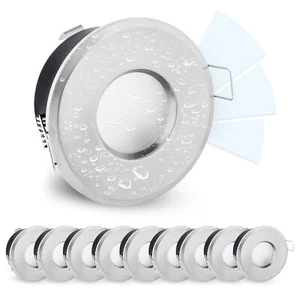 10 x LED Bad Einbaustrahler IP65 Edelstahl rund 230V neutralweiß fourSTEP Dim 5W - Bild 1 von 11