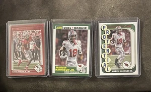 2024 Score Marvin Harrison Jr. (3) Karten Lot! Red, Potential & Retro 2024 Rookie - Bild 1 von 5
