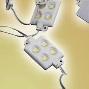 20x LED Módulo 4xPower SMD Leds Blanco Cálido Impermeable 12V - Photo 1/1
