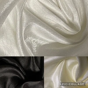 Schlichter Shantung Dupion Kunstseide Kleid Seidenstoff 44" breit - Bild 1 von 11