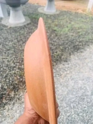 Handmade Ceylon Clay Couple Dining Plate 100%  Natural for a healthy life - Image 1 of 2