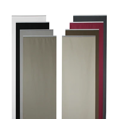 Flächenvorhang 2er Set blickdicht einfarbig Schiebegardine Gardine Raumteiler Pa - Bild 1 von 4