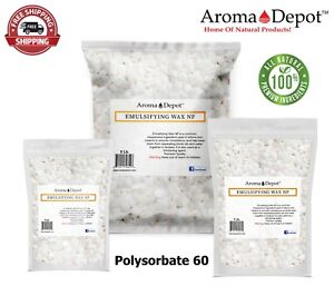 Premium Emulsifying Wax NF Vegetable Polysorbate 60 Polawax 1 oz 5 lbs