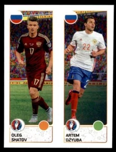 Panini Euro 2016 Oleg Shatov / Artem Dzyuba Russia No. 160 - Picture 1 of 2