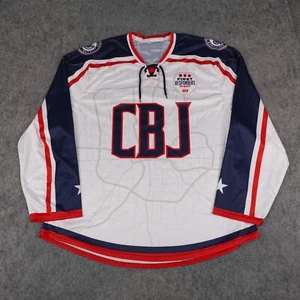 Columbus Blue Jackets Jersey Mens XL White NHL First Responders Night CBJ SGA - Picture 1 of 11
