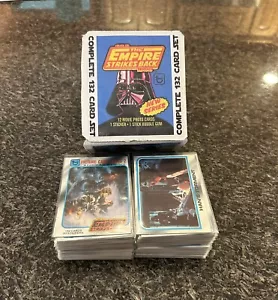 1980 Topps Star Wars Series 2 Blue Complete Set 133-264 Custom Box Empire Strike - Picture 1 of 14