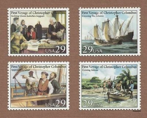 US #2620-23,  Columbus Voyage full set, 4 29c 1992  MNH - Picture 1 of 1