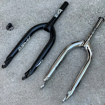 SHADOW CONSPIRACY THIRTEEN FORK BLACK OR CHROME BMX BIKE FORKS PRIMO FIT CULT - Image 1 of 3