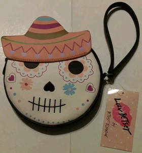  Muñequera Bestsey Johnson Rara Día de los Muertos Día de los Muertos Imitación Cuero - Imagen 1 de 3