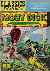 Classics Illustrated - # 5 - Moby Dick - Herman Melville BENE - Foto 1 di 1