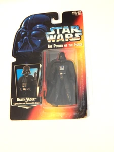Star Wars POTF 2 Red Card Darth Vader with Long Saber Neu 1995 Neu - Bild 1 von 3