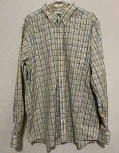 Eddie Bauer Men's Relaxed Fit Plaid Long Sleeve Button Up Size X-Large Tall - Picture 1 of 6
