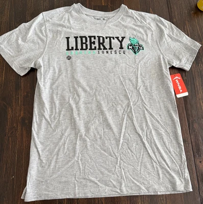 NUEVO CON ETIQUETAS Sabrina Ionescu #20 WNBA Nueva York NY Liberty Baloncesto Camiseta RARA GRANDE Foto 1 de 4