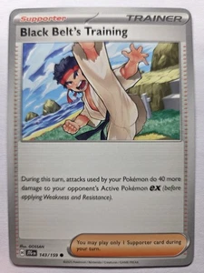 Black Belt's Training 143/159 JTG SV09: Journey Together Common Normal NM Pokemo - Picture 1 of 2