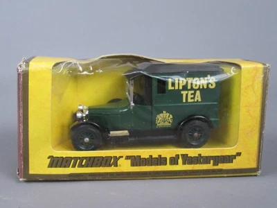 D38 Matchbox Y-5 Talbot Van 1927 Lipton'S Tea Models of Yesteryear + Boite 1:47 - Photo 1/4