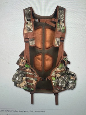 Turkey Hunting Vest HS Strut UNDERTAKER Adjustable OSFM Mossy Oak OBSESSION NWTF - Image 1 of 2