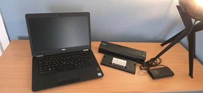 DELL Latitude E5470 14 Zoll i3 8GB RAM 250GB SIM WIFI Windows 11 Notebook + Dock - Bild 1 von 4