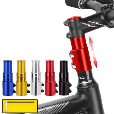 Bike Stem Fork Bicycle Handlebar Extension Riser Rise Up Bicycle Adapter Durable - Image 1 of 4