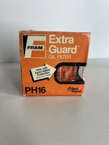 Fram Extra Guard Replacement Oil Filter PH16 1991 Vintage New Open Box - Picture 1 of 11