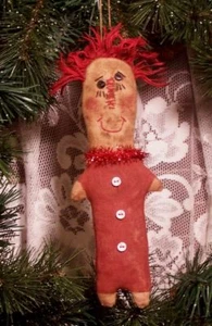 PRIMITIVE MAILED PATTERN  RAGGEDY ANNIE ~CHRISTMAS VALENTINES EVERDAY QUICK EASY - Picture 1 of 1