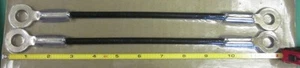 Industrial grade Steel Wire Rope Lanyard with Anchor Cable Terminal 2 each - Picture 1 of 2
