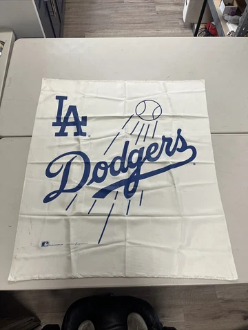 LA Dodgers Flag 3X3 Logo Baseball Cover