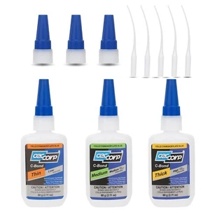 CECCORP Super Glue Bund : C-Bond épais-moyen-mince, 3 x 60 g (2,1 oz) - Photo 1 sur 6
