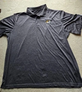 Adidas 4XL Mizzou Logo dunkelgrau Herren Hemd mit Kragen und 2 Knöpfen Polyester - Bild 1 von 7