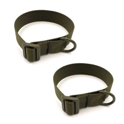 2 Pack Tactical ButtStock Sling Adapter with D Ring for Rifle Shotgun Buttstock - Image 1 of 4