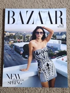 Harper's Bazaar Magazine February 2012 Demi Moore Cover + New Looks For Spring - Picture 1 of 1