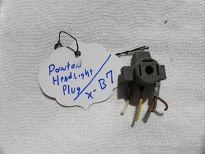 Mercedes Benz Ponton Three Wire Headlight Electrical Connector Plug - Picture 1 of 7