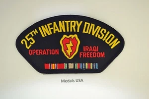 25TH INFANTRY DIVISION Iraqi Freedom - Iron/Sew on Patch HAT, JACKET, VEST P721 - Picture 1 of 1