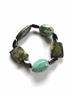 Magnetic Hematite Healing Turquoise Stone - Weight Loss, Arthritis, Pain Relief - Picture 1 of 1