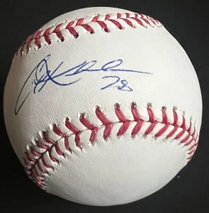 Corey Kluber Autographed Signed CLEVELAND INDIANS ROMLB Baseball CY BAS - Picture 1 of 2