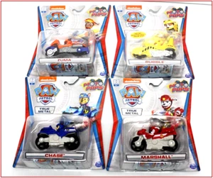 LOT 4 - PAW PATROL MOTO PUPS MOTORCYCLE Car- CHASE RUBBLE MARSHALL ZUMA + Poster - Picture 1 of 18