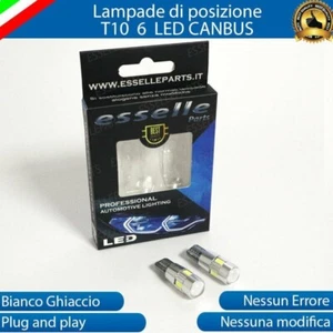 COPPIA LAMPADE T10 6 LED LUCI DI POSIZIONE PER MV AGUSTA F4 750 2003-2006 SPR - Foto 1 di 4