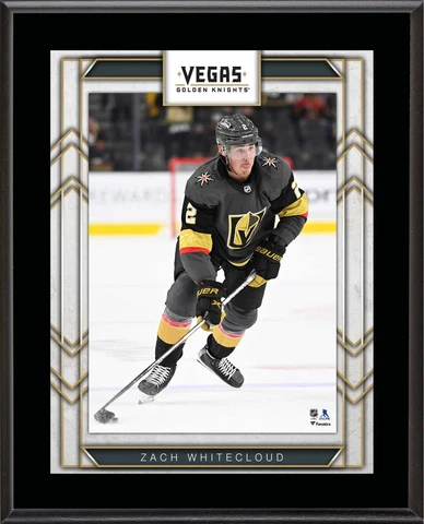 Zach Whitecloud Las Vegas Golden Knights 10.5" x 13" Sublimated Player Plaque Cover